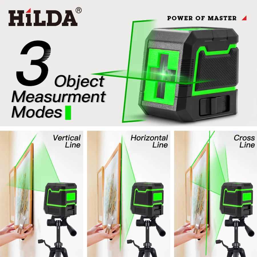 HILDA Self-Leveling Laser Level with Powerful Green Beam - Smarsty