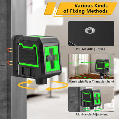 HILDA Self-Leveling Laser Level with Powerful Green Beam - Smarsty
