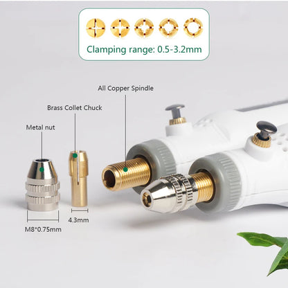 USB Cordless Mini Drill with Variable Speed and Accessories - Smarsty