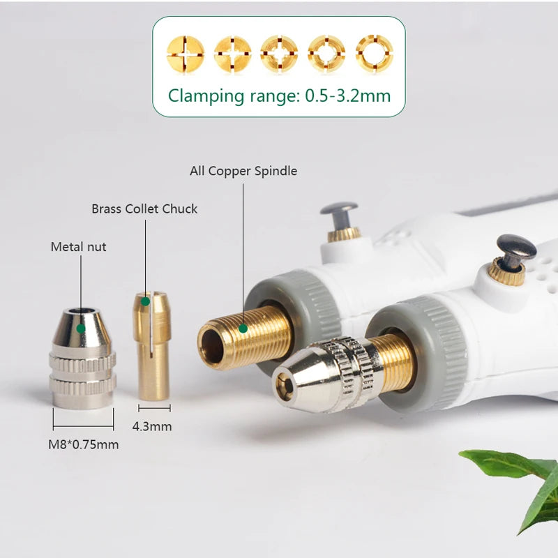USB Cordless Mini Drill with Variable Speed and Accessories - Smarsty