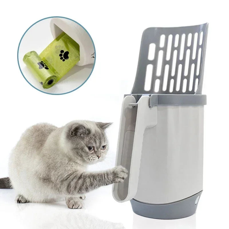 Cat Litter Scoop With Refill Bag For Easy Cleanup - Smarsty