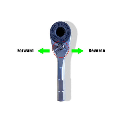 1/4 Inch Ratchet Wrench with Insulated Handle - Smarsty