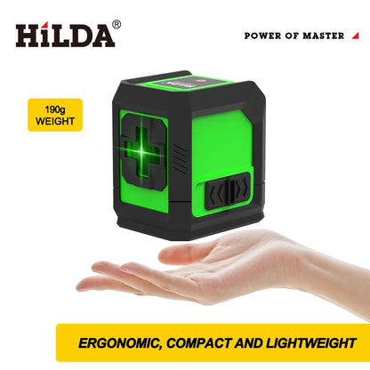 HILDA Green Laser Level with Magnetic Support and Precision - Smarsty