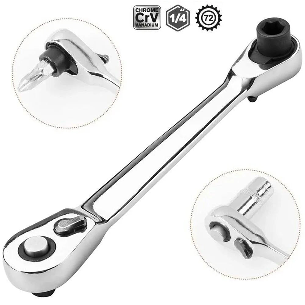 Mini Ratchet Wrench Double Ended for Fast Repairs - Smarsty