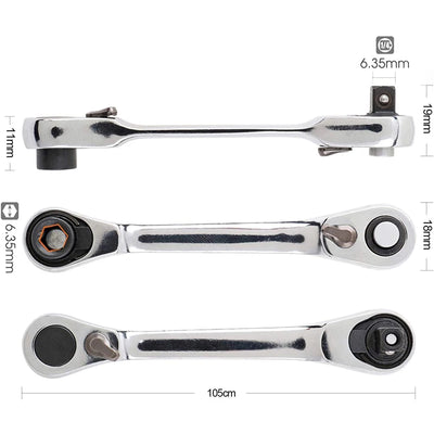 Mini Ratchet Wrench Double Ended for Fast Repairs - Smarsty
