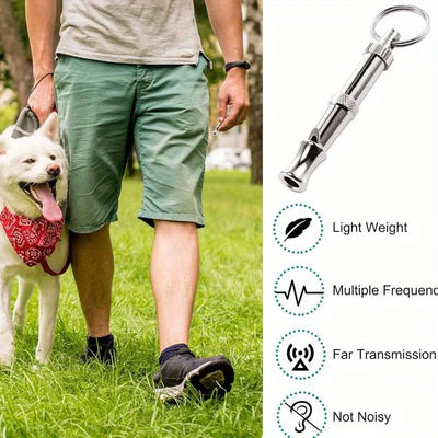 Adjustable Dog Whistle for Bark Control with Keychain - Smarsty