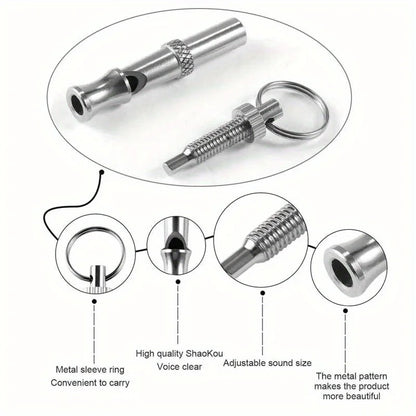 Adjustable Dog Whistle for Bark Control with Keychain - Smarsty