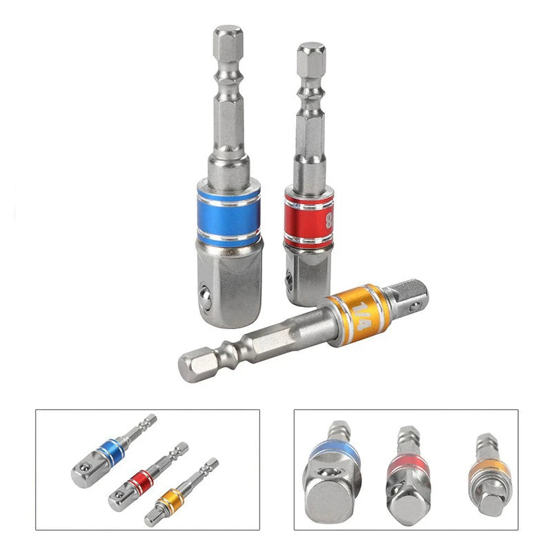 3pcs Quick Release Screwdriver Bit Holder Set - Smarsty