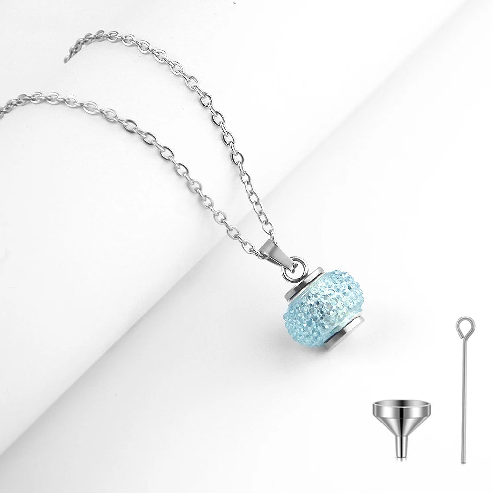 Cremation Jewelry Urn Necklace for Ashes Keepsake - Smarsty