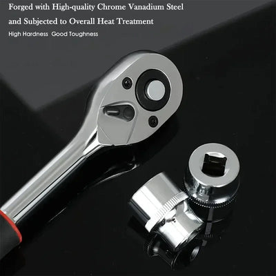 Durable 1/4 Inch Ratchet Socket Wrench Set - Smarsty