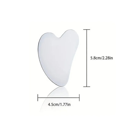 Heart Shape Stainless Steel Gua Sha Board for Muscle Relief - Smarsty