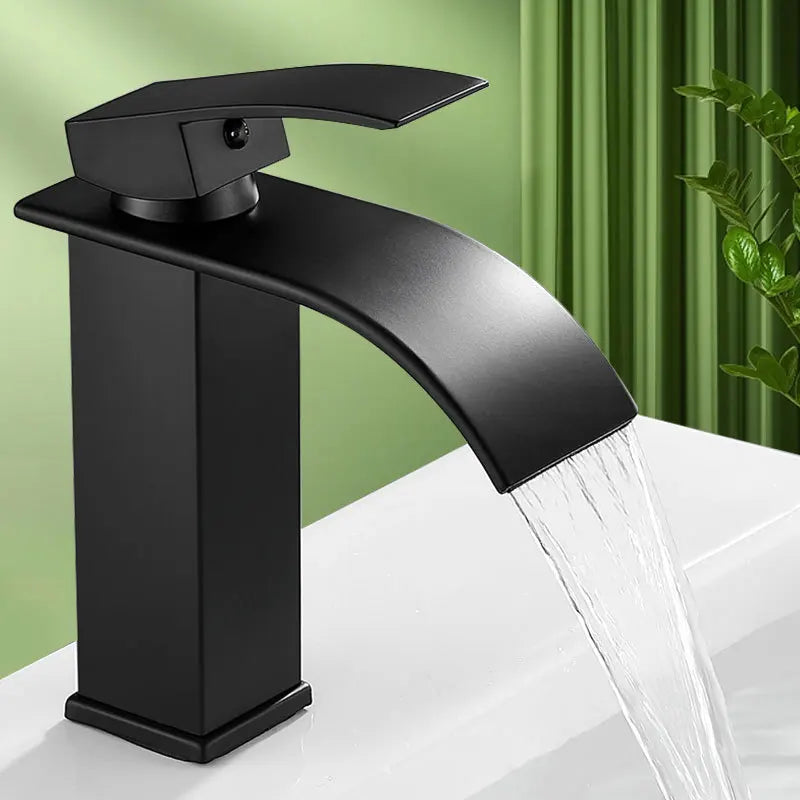 Stainless Steel Waterfall Basin Faucet with Dual Control - Smarsty