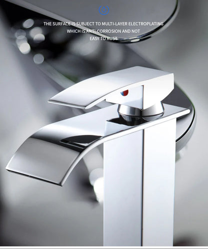 Stainless Steel Waterfall Basin Faucet with Dual Control - Smarsty