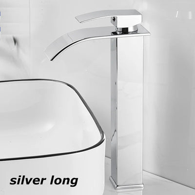 Stainless Steel Waterfall Basin Faucet with Dual Control - Smarsty