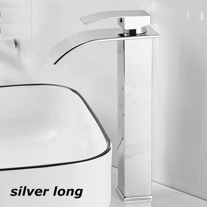 Stainless Steel Waterfall Basin Faucet with Dual Control - Smarsty