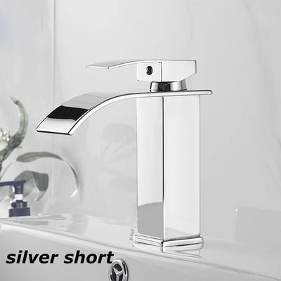Stainless Steel Waterfall Basin Faucet with Dual Control - Smarsty