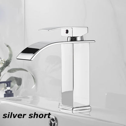 Stainless Steel Waterfall Basin Faucet with Dual Control - Smarsty