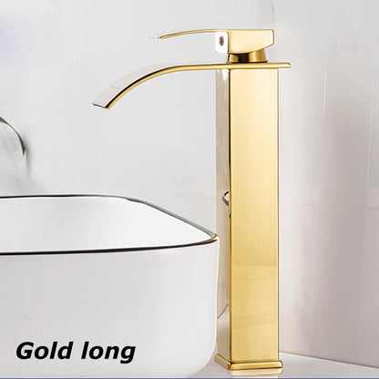 Stainless Steel Waterfall Basin Faucet with Dual Control - Smarsty