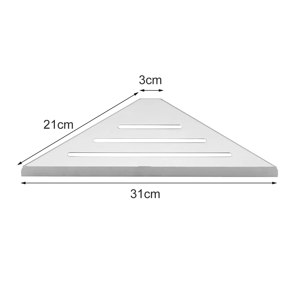 No Drilling Bathroom Corner Shelf Heavy Duty Stainless Steel - Smarsty
