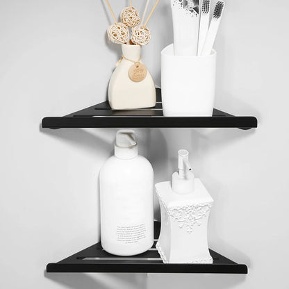 No Drilling Bathroom Corner Shelf Heavy Duty Stainless Steel - Smarsty