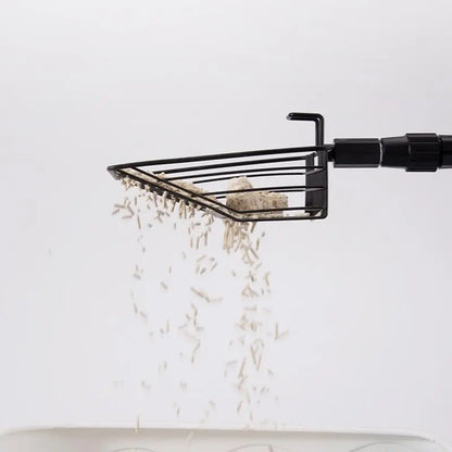 Retractable Chicken Coop Rake with Ergonomic Handle - Smarsty