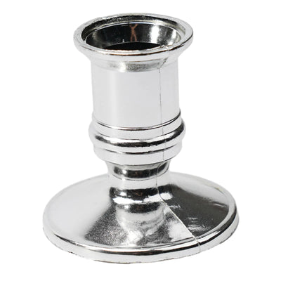 Silver Gold Taper Candle Holders Set for Elegant Home Decor - Smarsty