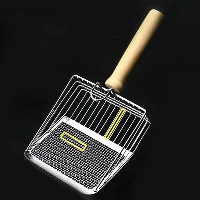 Stainless Steel Cat Litter Scoop With Ergonomic Handle - Smarsty