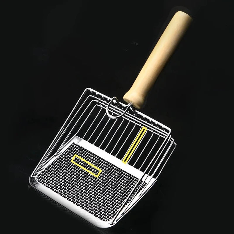 Stainless Steel Cat Litter Scoop With Ergonomic Handle - Smarsty