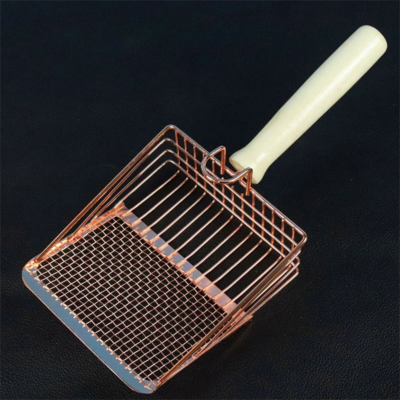 Stainless Steel Cat Litter Scoop With Ergonomic Handle - Smarsty