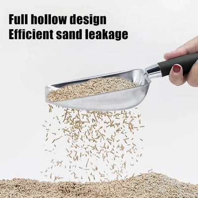 Stainless Steel Cat Litter Scoop with Long Handle - Smarsty