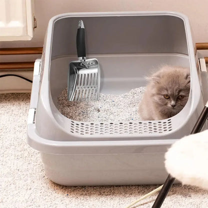 Stainless Steel Cat Litter Scoop with Long Handle - Smarsty