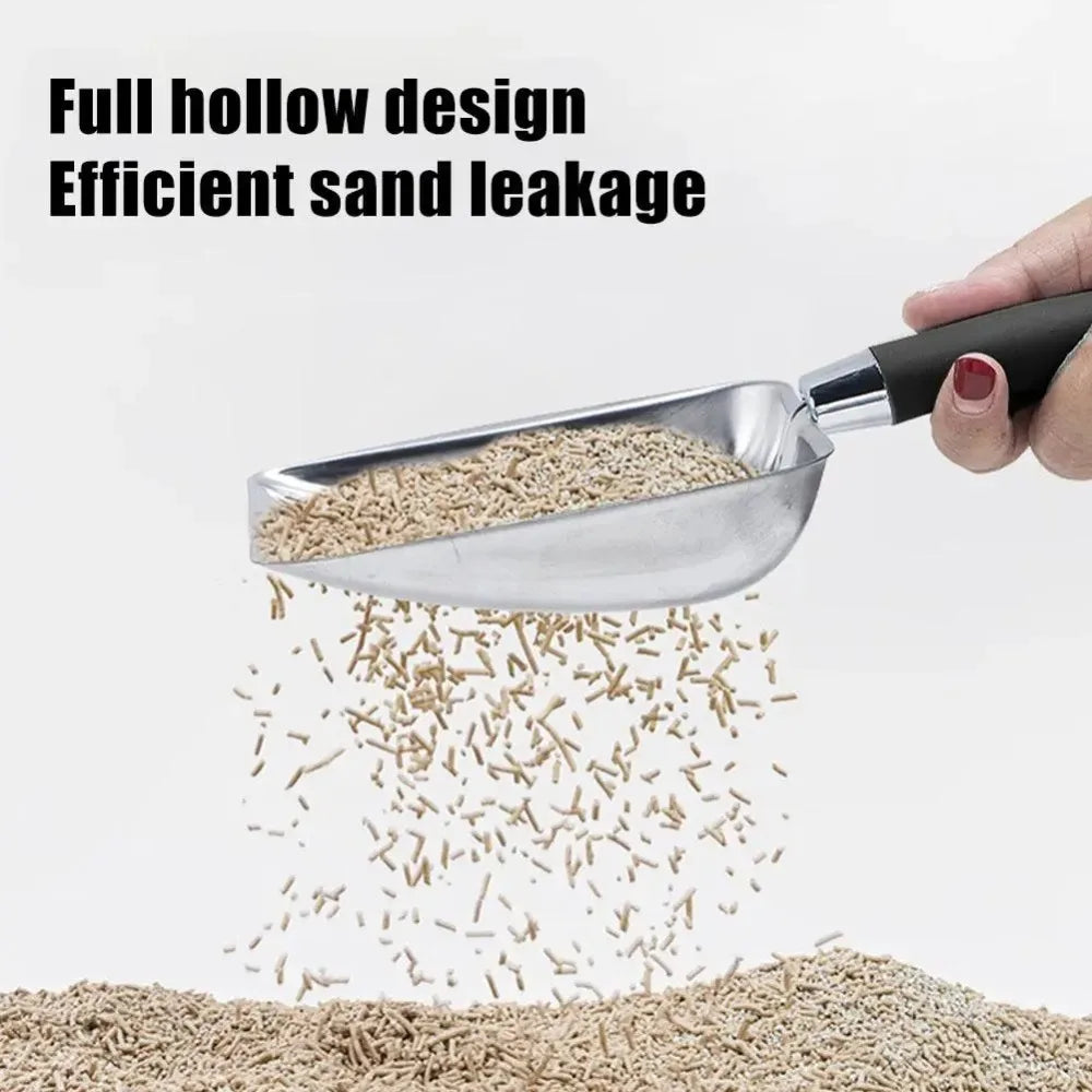 Stainless Steel Cat Litter Scoop with Long Handle - Smarsty