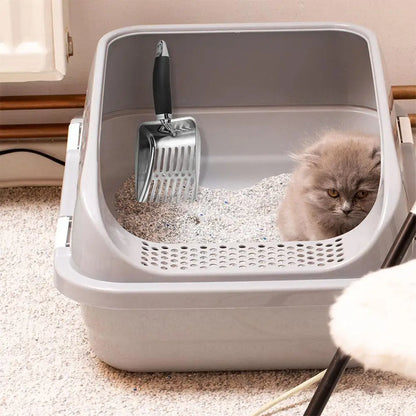 Stainless Steel Cat Litter Scoop with Long Handle - Smarsty