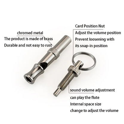Stainless Steel Dog Whistle for Effective Bark Control - Smarsty