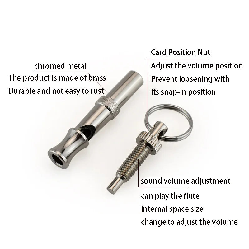 Stainless Steel Dog Whistle for Effective Bark Control - Smarsty
