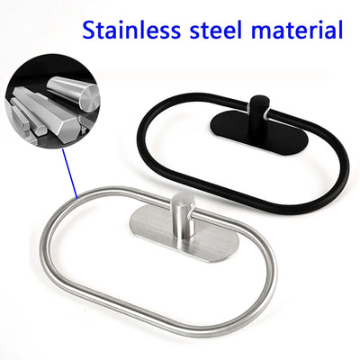 Self-Adhesive Stainless Steel Towel Rack for Easy Installation - Smarsty