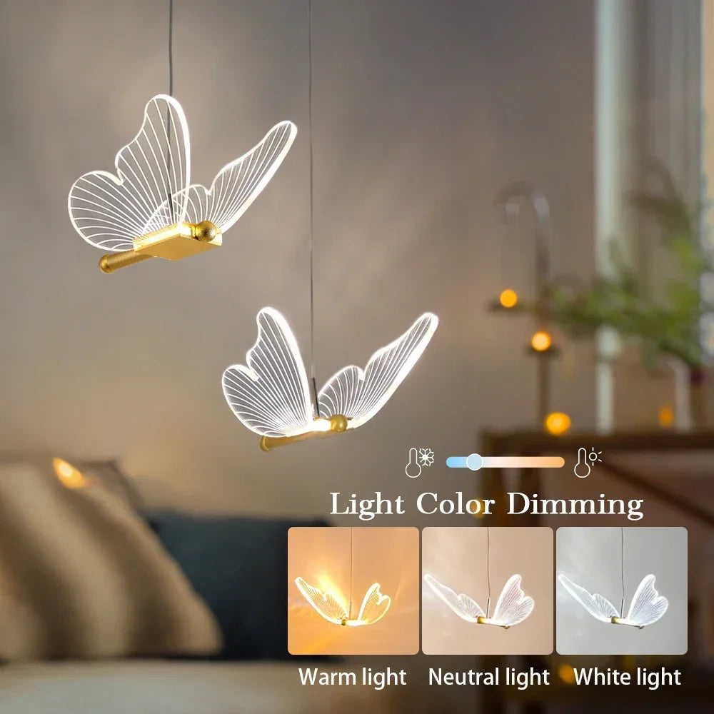Modern LED Butterfly Pendant Light for Stylish Home Decor - Smarsty