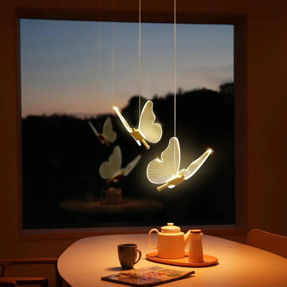 Modern LED Butterfly Pendant Light for Stylish Home Decor - Smarsty