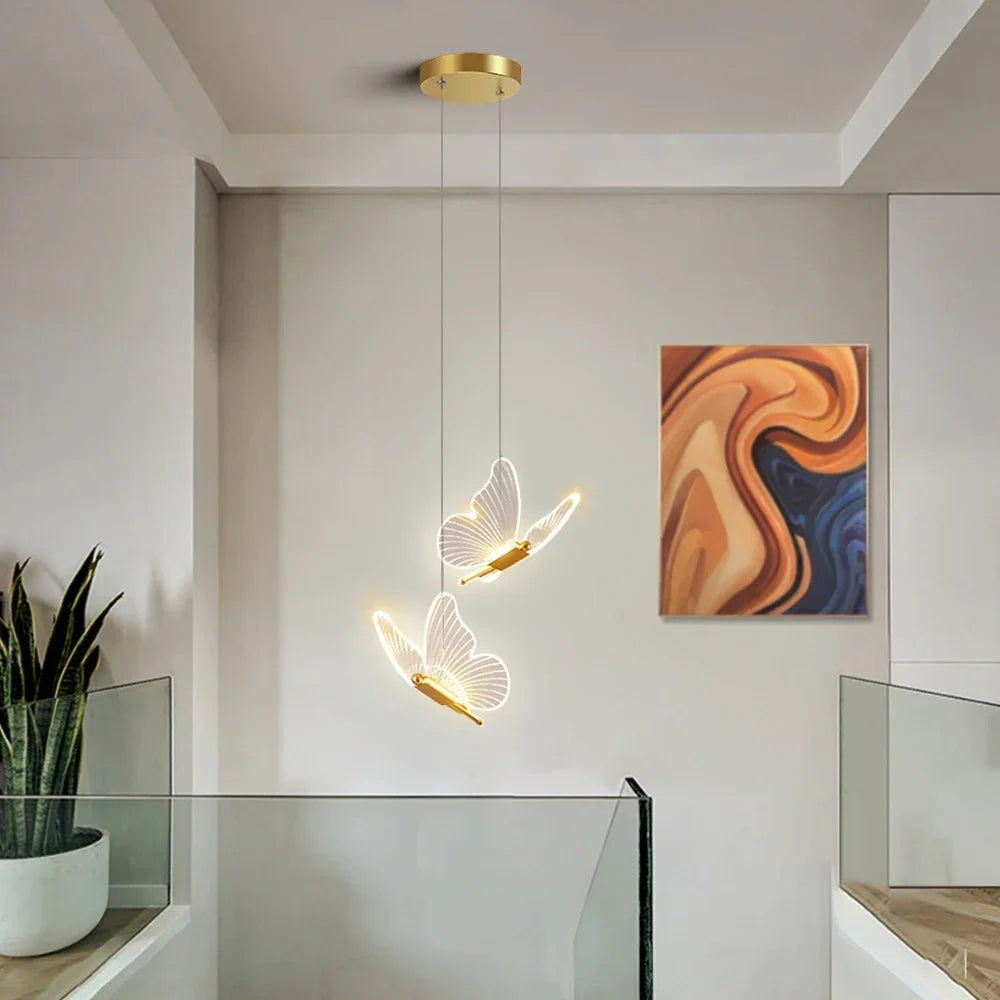 Modern LED Butterfly Pendant Light for Stylish Home Decor - Smarsty
