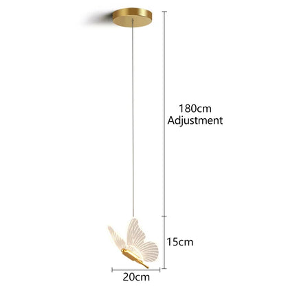 Modern LED Butterfly Pendant Light for Stylish Home Decor - Smarsty