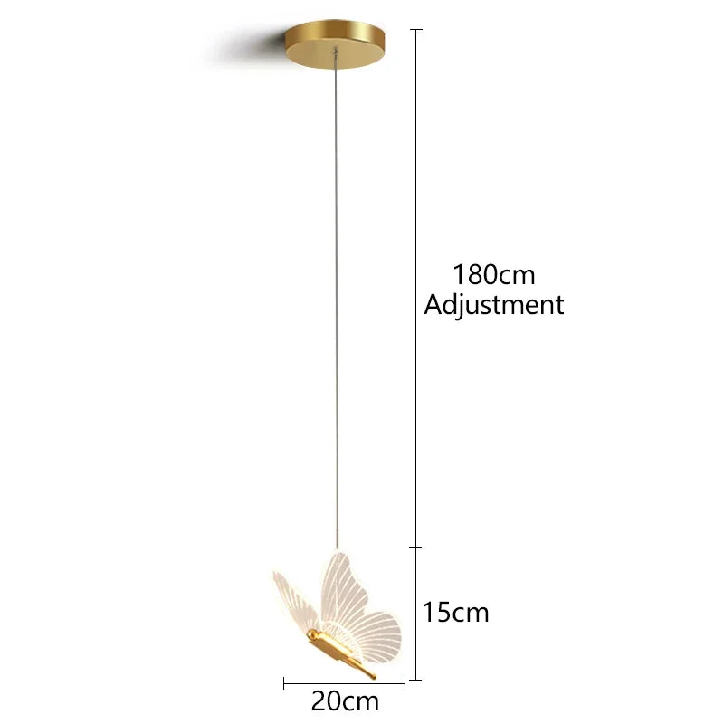 Modern LED Butterfly Pendant Light for Stylish Home Decor - Smarsty