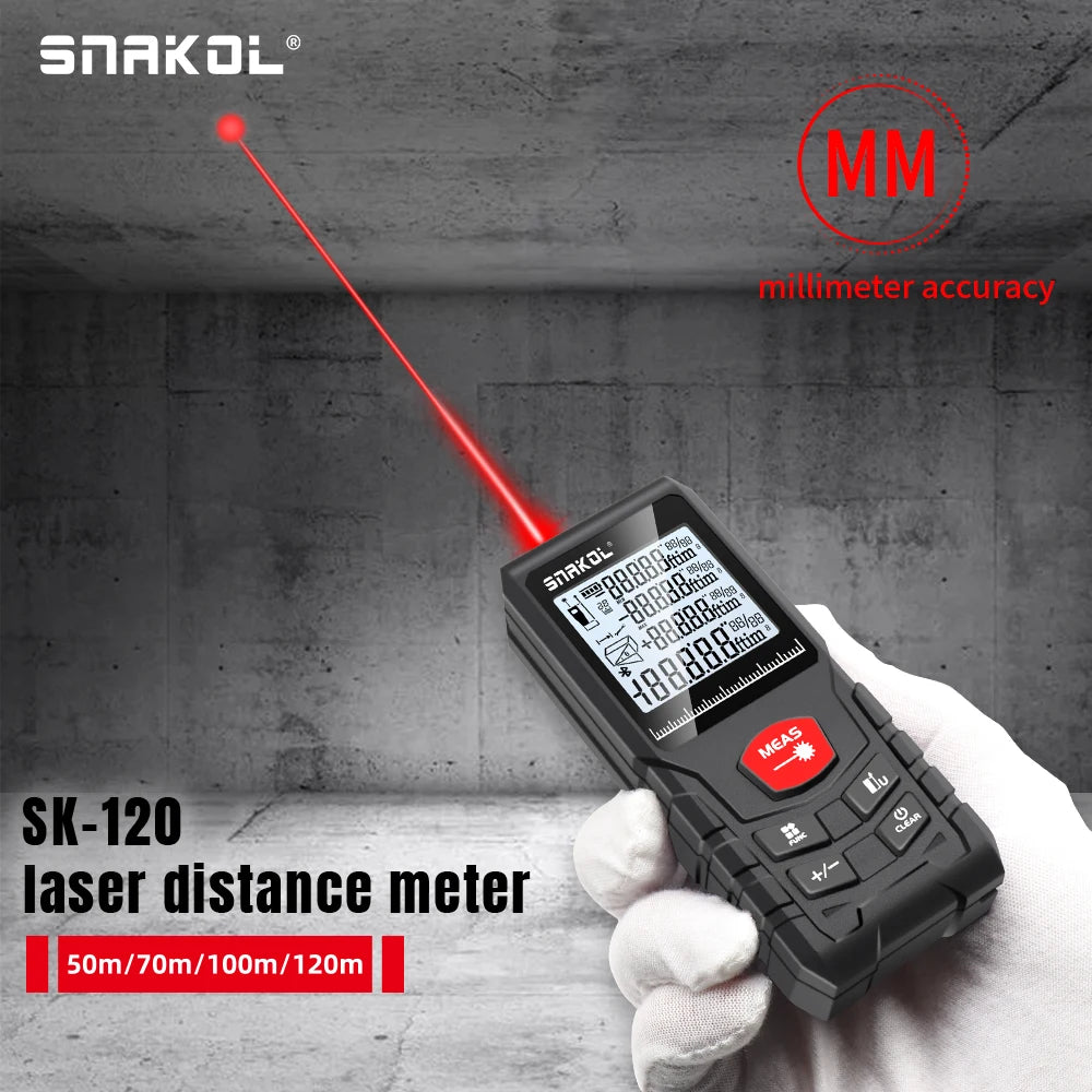 Snakol Laser Distance Meter with High Accuracy Measurement - Smarsty