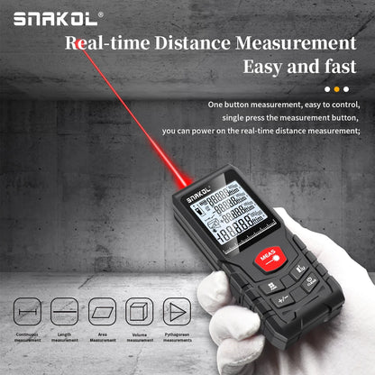 Snakol Laser Distance Meter with High Accuracy Measurement - Smarsty