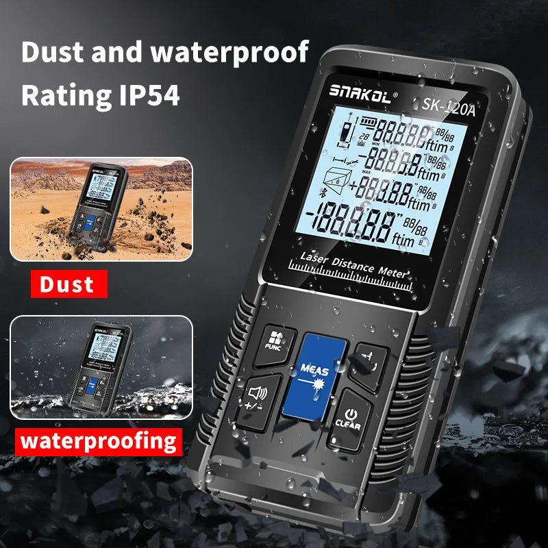 Snakol Laser Distance Meter with High Accuracy Rangefinder - Smarsty