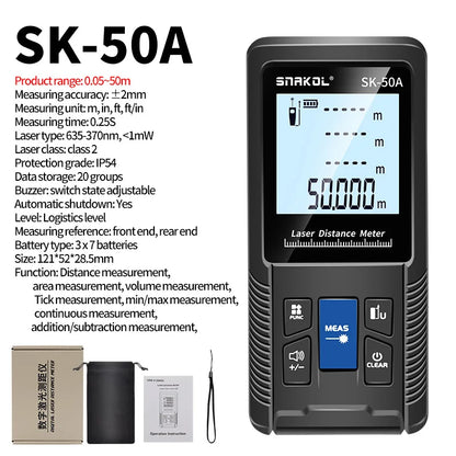 Snakol Laser Distance Meter with High Accuracy Rangefinder - Smarsty