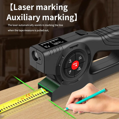 3 in 1 Laser Rangefinder with Backlight LCD Display - Smarsty