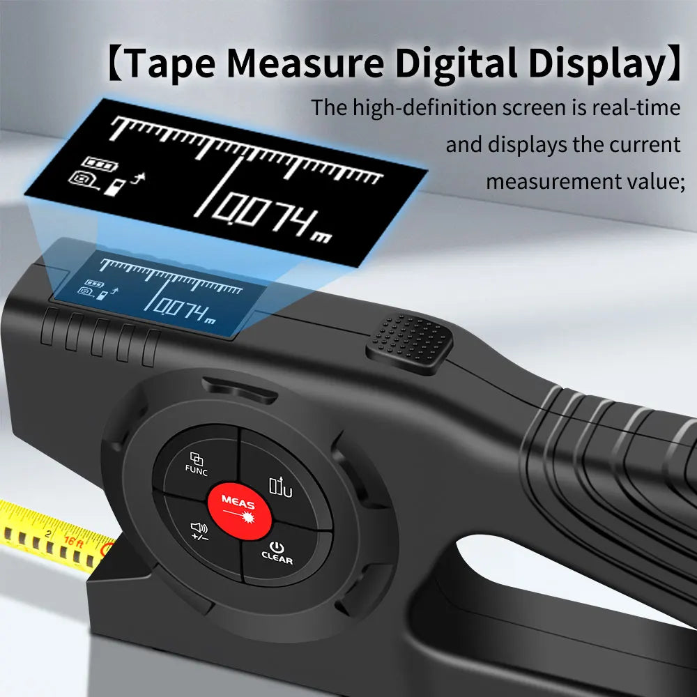 3 in 1 Laser Rangefinder with Backlight LCD Display - Smarsty