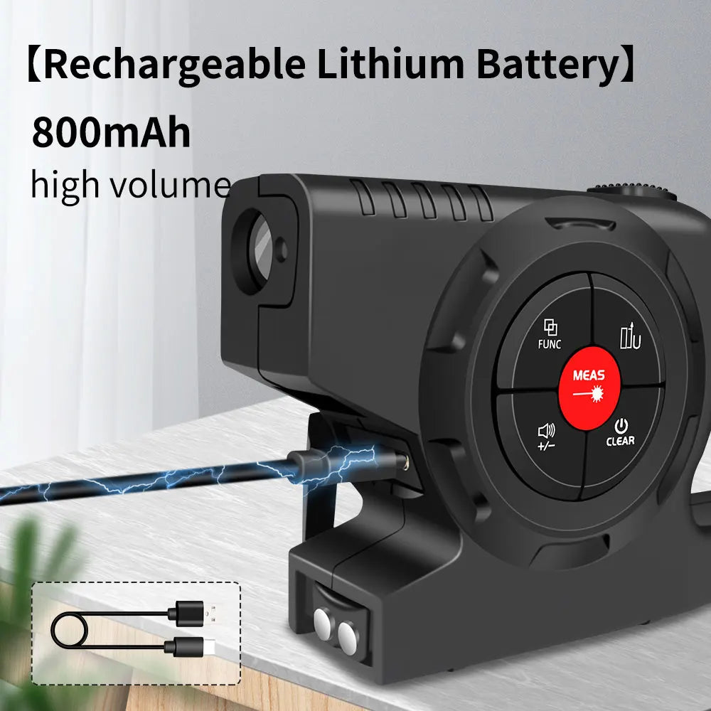 3 in 1 Laser Rangefinder with Backlight LCD Display - Smarsty