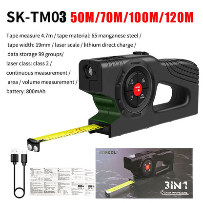 3 in 1 Laser Rangefinder with Backlight LCD Display - Smarsty