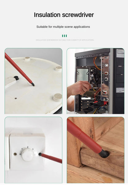 Insulated Screwdriver Set for Safe Electrical Work - Smarsty